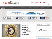 Tablet Screenshot of coladaily.com